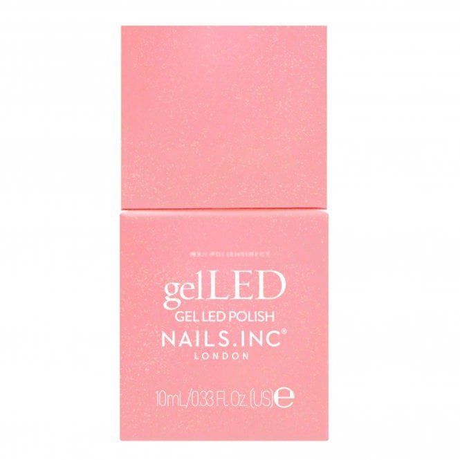 Nails inc GelLED HEMA & TPO Free Gel Polish - Bronze Glitz 10ml (17387)