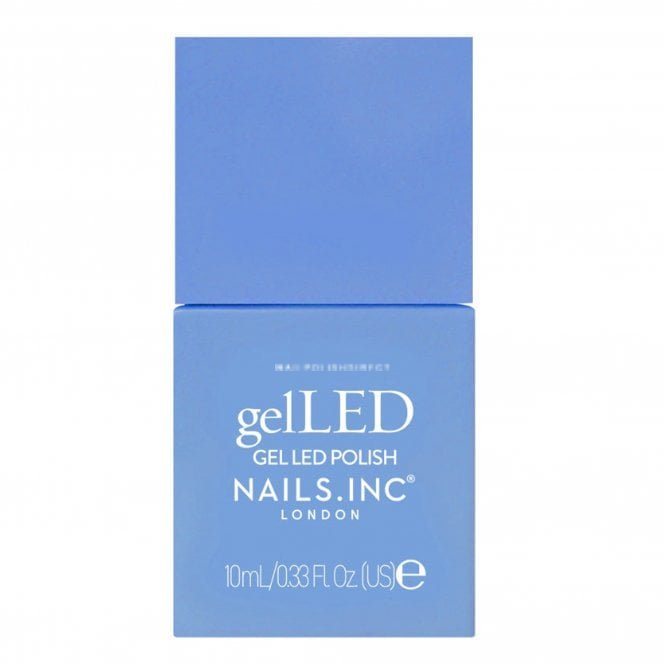 Nails inc GelLED HEMA & TPO Free Gel Polish - Denim Blue 10ml (17391)