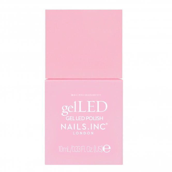 Nails inc GelLED HEMA & TPO Free Gel Polish - Pink Chiffon 10ml (17545)