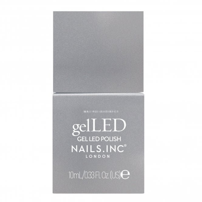 Nails inc GelLED HEMA & TPO Free Gel Polish - Silver Linings 10ml (17545)
