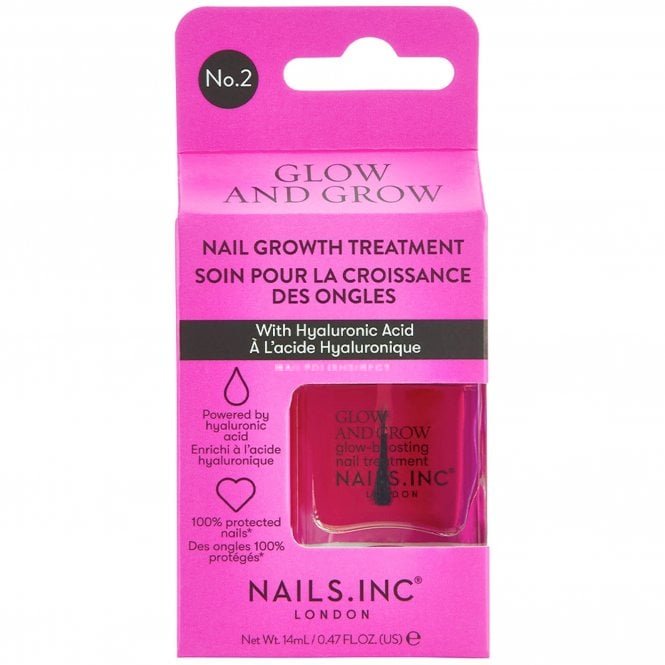 Nails inc Glow And Grow Nail Growth Treatment 14ml (14375)