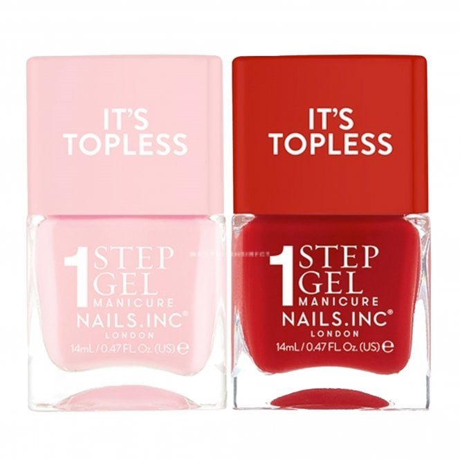 Nails inc It's Topless Nail Polish Duo Set (2 x 14ml)(17062)