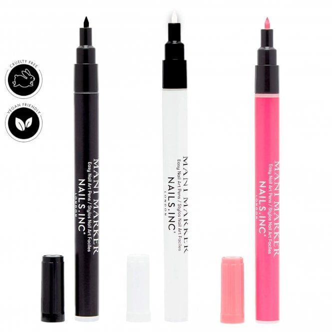 Nails inc Mani Marker Nail Art Pen Trio Set (14554)