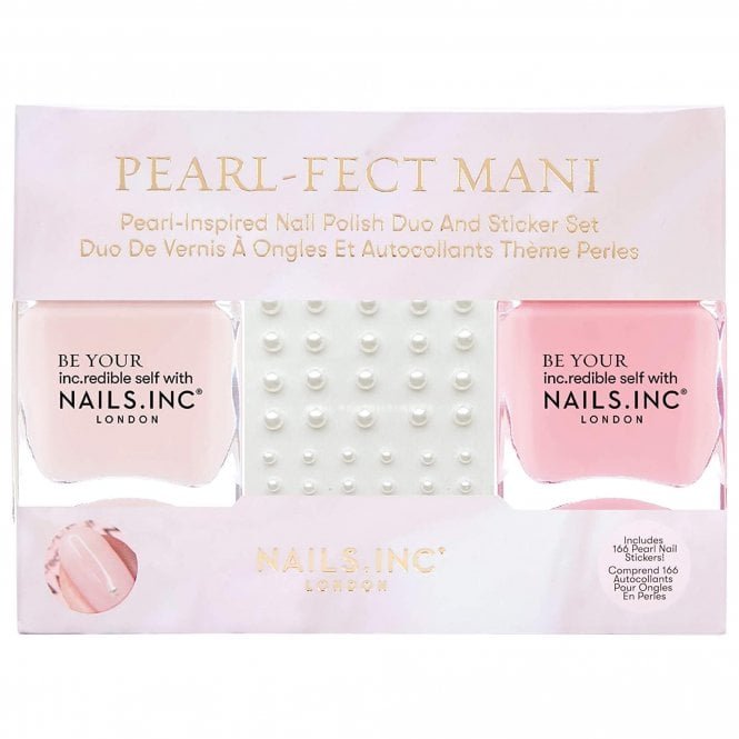 Nails inc Nail Polish Duo Set - Pearl-Fect Mani (2 x 14ml)