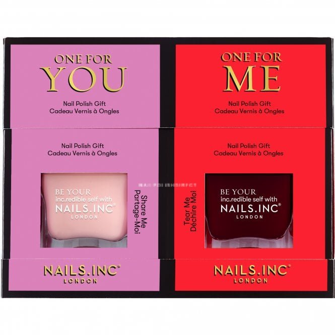 Nails inc Nail Polish Duo - Share Love - 2 x 14ml (24602)