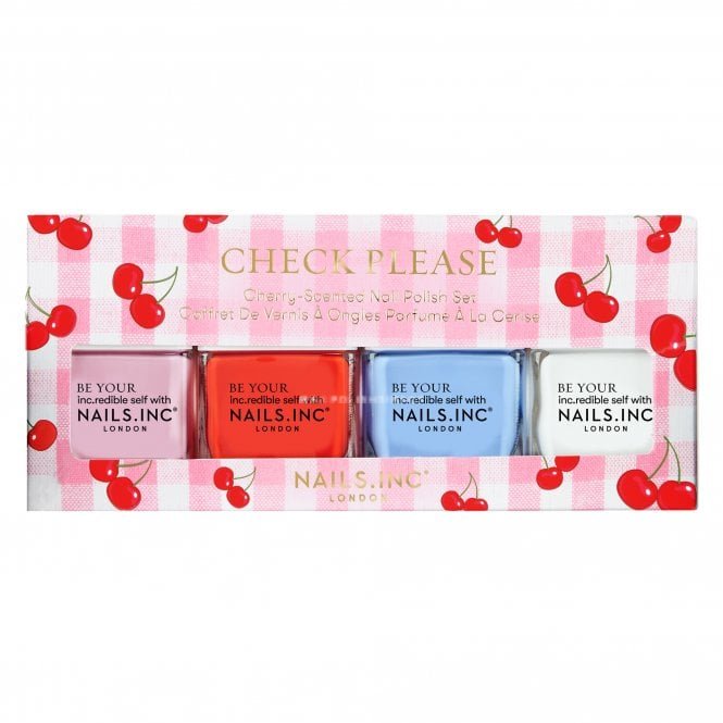 Nails inc Nail Polish 4 Pc Set - Check Please (4 X 14ml)