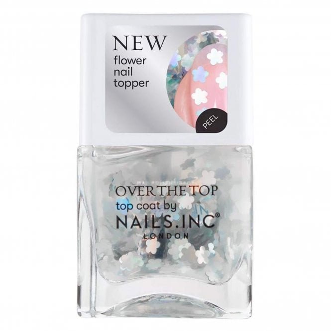 Nails inc Flower Nail Topper - Partying In Piccadilly 14ml (13476)