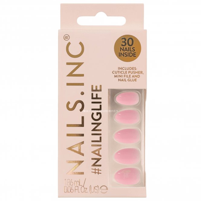 Nails inc #NailingLife Totally Taylor Classic Pink Press-On Nails