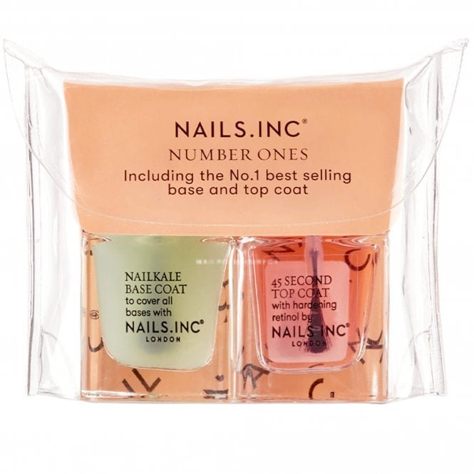 Nails inc Number Ones Mini Base and Top Coat Duo (2 x 5ml)