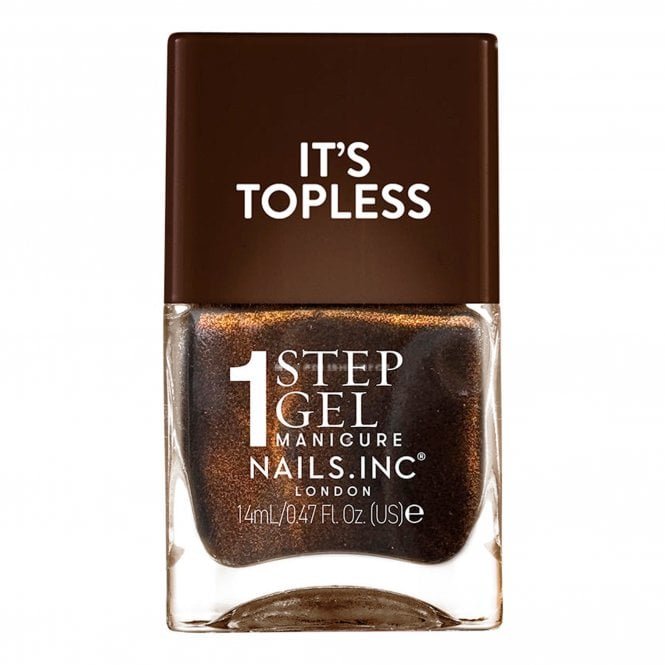 Nails inc Vegan Friendly 4-in-1 It's Topless Nail Polish - Zoe 14ml (17497)