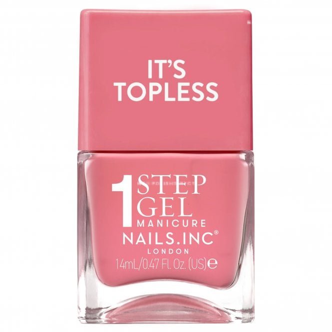 Nails inc Vegan Friendly 4-in-1 It's Topless Nail Polish - Ella 14ml