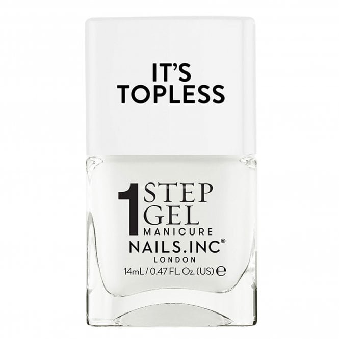 Nails inc Vegan Friendly 4-in-1 It's Topless Nail Polish - Emma 14ml