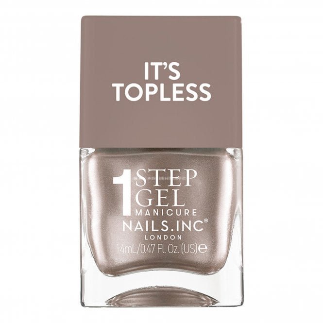 Nails inc Vegan Friendly 4-in-1 It's Topless Nail Polish - Khloe 14ml (17496)