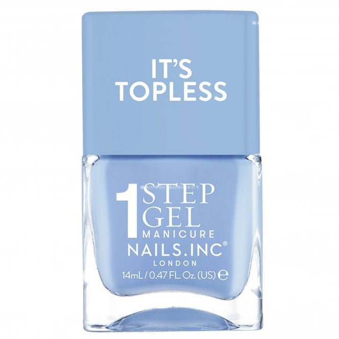 Nails inc Vegan Friendly 4-in-1 It's Topless Nail Polish - Kim 14ml