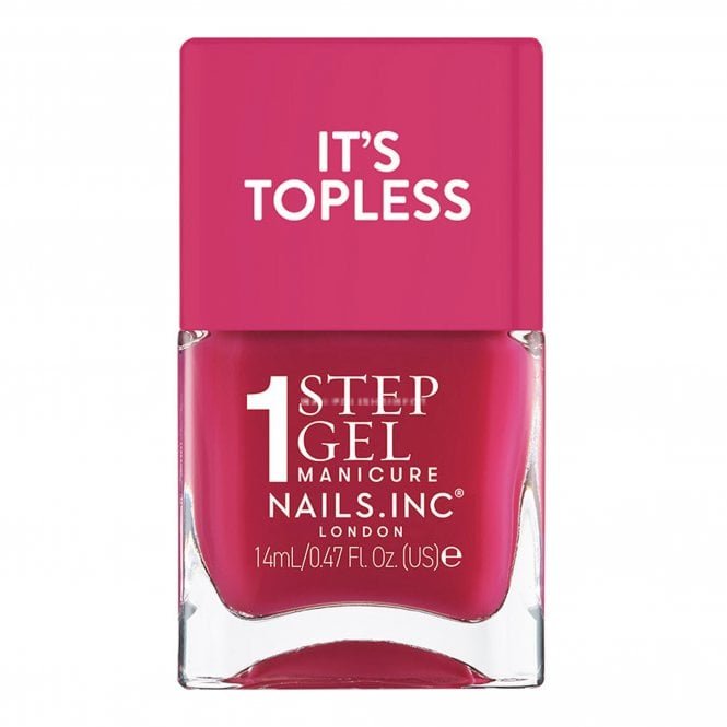 Nails inc Vegan Friendly 4-in-1 It's Topless Nail Polish - Kylie 14ml (17606)
