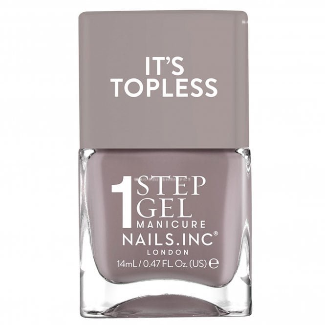 Nails inc Vegan Friendly 4-in-1 It's Topless Nail Polish - Megan 14ml