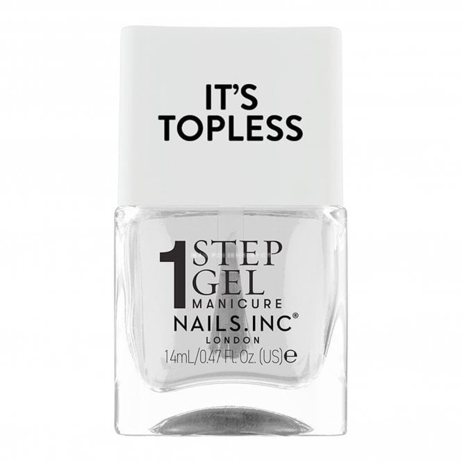 Nails inc Vegan Friendly 4-in-1 It's Topless Nail Polish - Mia 14ml (17487)