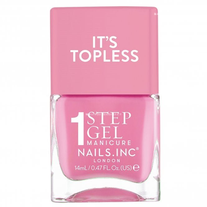Nails inc Vegan Friendly 4-in-1 It's Topless Nail Polish - Miley 14ml