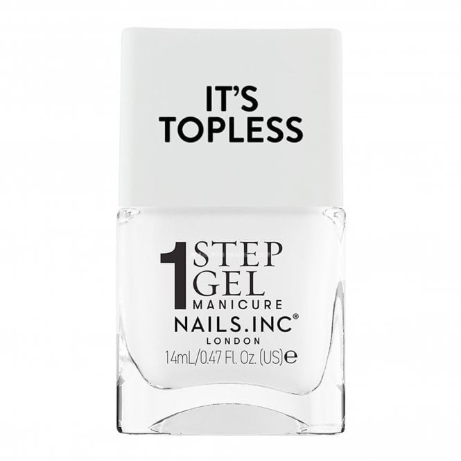Nails inc Vegan Friendly 4-in-1 It's Topless Nail Polish - Reese 14ml (17488)