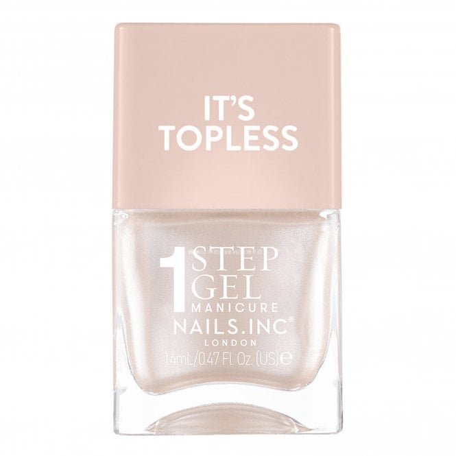 Nails inc Vegan Friendly 4-in-1 It's Topless Nail Polish - Simone 14ml (17494)