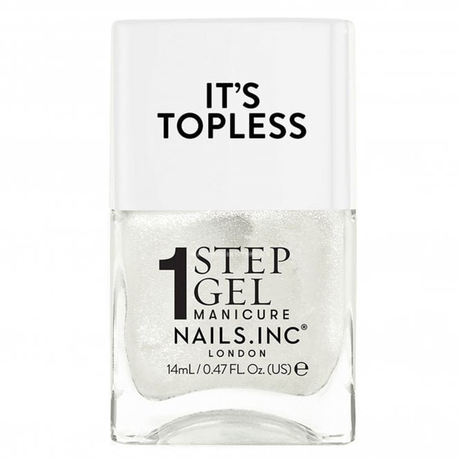 Nails inc Vegan Friendly 4-in-1 It's Topless Nail Polish - Sydney 14ml