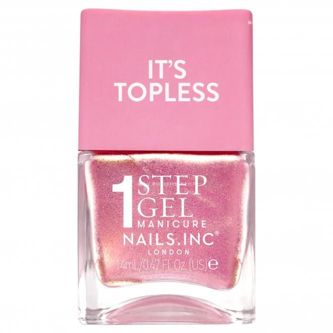 Nails inc Vegan Friendly 4-in-1 It's Topless Nail Polish - Tia 14ml