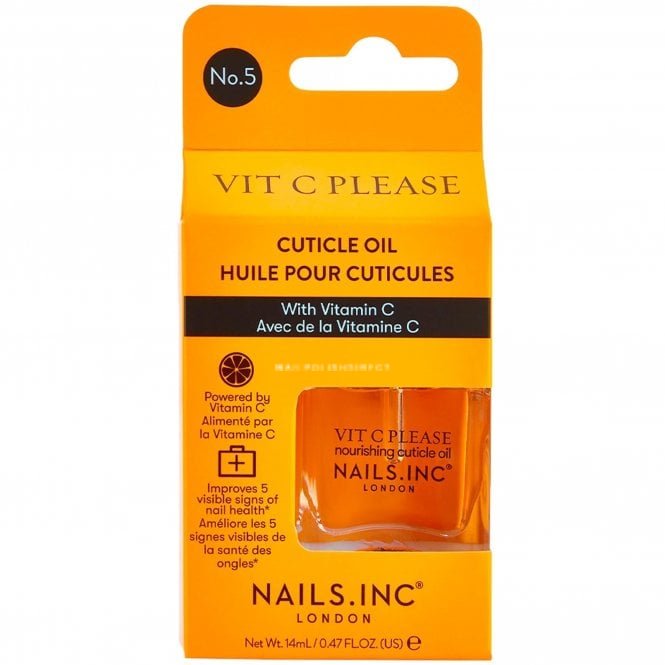 Nails inc Vit C Please Nourishing Cuticle Oil 14ml (14369)