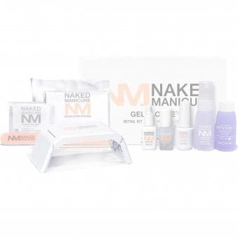 Naked Manicure - Gelie-Cure Retail Kit With Travel Led Light Kit (ZTGCFORTLR)