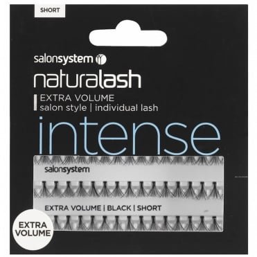 NaturaLASH Intense Extra Volume Individual Eyelashes - Black Short (0225125R)