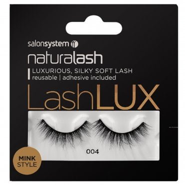 NaturaLASH - LashLux - Faux Mink Eyelashes - No 004 (Adhesive Included)(0225482N)