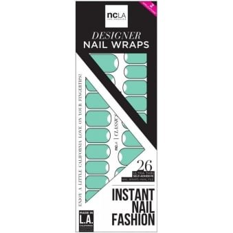 NCLA - Instant Nail Fashion Designer Nail Wraps - 2 Nights At The Paradise Motel (26 Wraps)