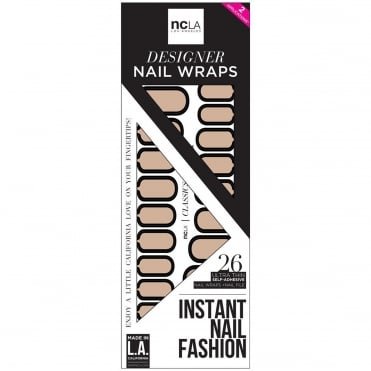 NCLA - Instant Nail Fashion Designer Nail Wraps - Holding Onto Nothing (26 Wraps)