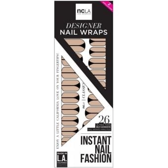 NCLA - Instant Nail Fashion Designer Nail Wraps - Just Show A Little More Skin (26 Wraps)