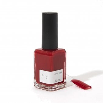 Non Toxic 10 Free Nail Polish Cherry Red 14ml - No.17