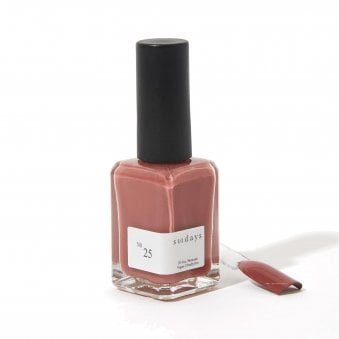 Non Toxic 10 Free Nail Polish Clay Red 14ml - No.25