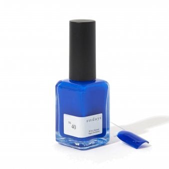 Non Toxic 10 Free Nail Polish Electric Blue 14ml - No.40