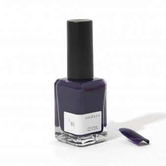 Non Toxic 10 Free Nail Polish Midnight Purple 14ml - No.J01