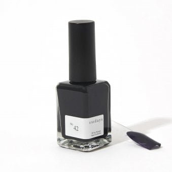 Non Toxic 10 Free Nail Polish Onyx Black 14ml - No.42