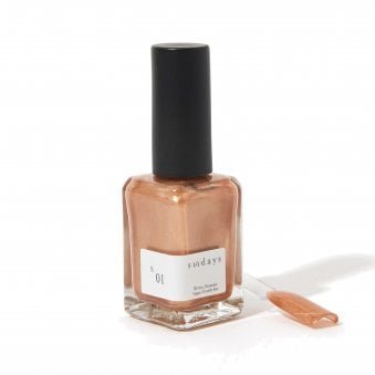 Non Toxic 10 Free Nail Polish Rose Gold 14ml - No.S01