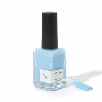 Non Toxic 10 Free Nail Polish Sky Blue 14ml - No.45