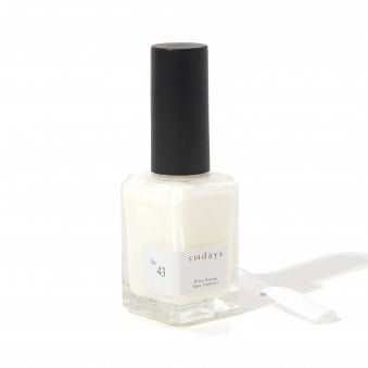 Non Toxic 10 Free Nail Polish Soft White 14ml - No.43