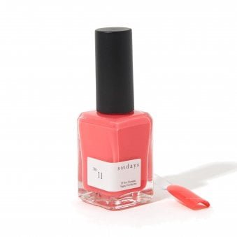 Non Toxic 10 Free Nail Polish Watermelon Pink 14ml - No.11