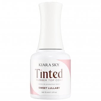 Non Wipe Tinted Rubber Top Coat - Sweet Lullaby 15ml (TNT02)