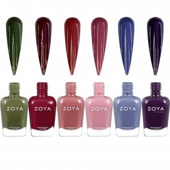 Nostalgic Vegan-Friendly Breathable Nail Polish Set (5 x 15ml, 1 x 12ml) (ZPSAMPLER2105)