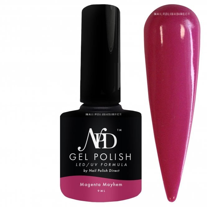NPD Gel LED/UV Gel Polish - Magenta Mayhem 9ml (20452)