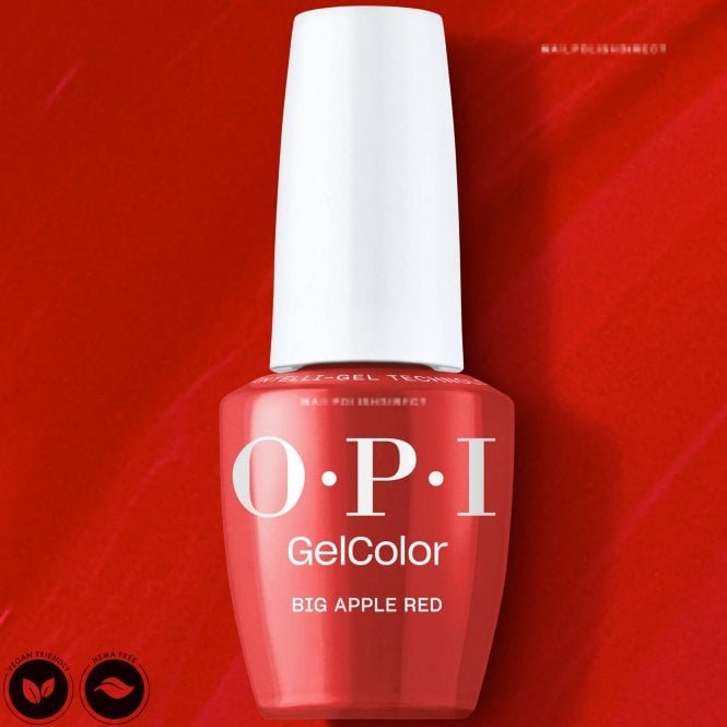 OPI GelColor HEMA & TPO Free Intelli-Gel Polish - Big Apple Red 15ml (GCN25)