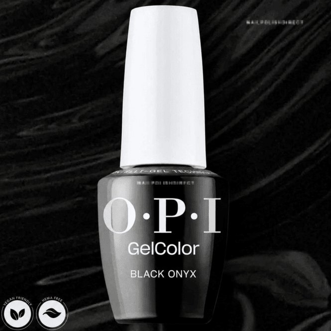 OPI GelColor HEMA & TPO Free Intelli-Gel Polish - Black Onyx 15ml (GCT02)