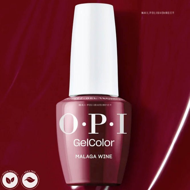 OPI GelColor HEMA & TPO Free Intelli-Gel Polish - Malaga Wine 15ml (GCL87)