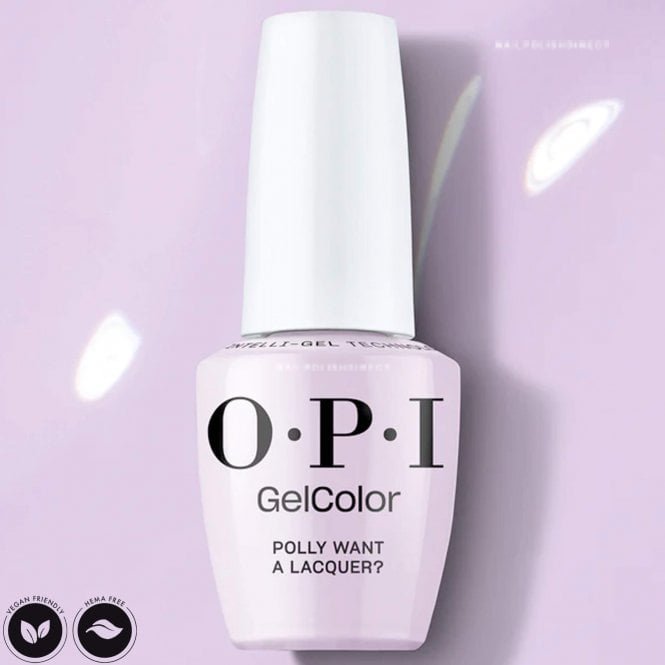OPI GelColor HEMA & TPO Free Intelli-Gel Polish - Polly Want a Lacquer? 15ml (GCF83)