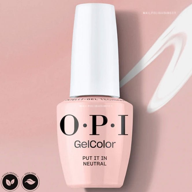 OPI GelColor HEMA & TPO Free Intelli-Gel Polish - Put It In Neutral 15ml (GCT65)